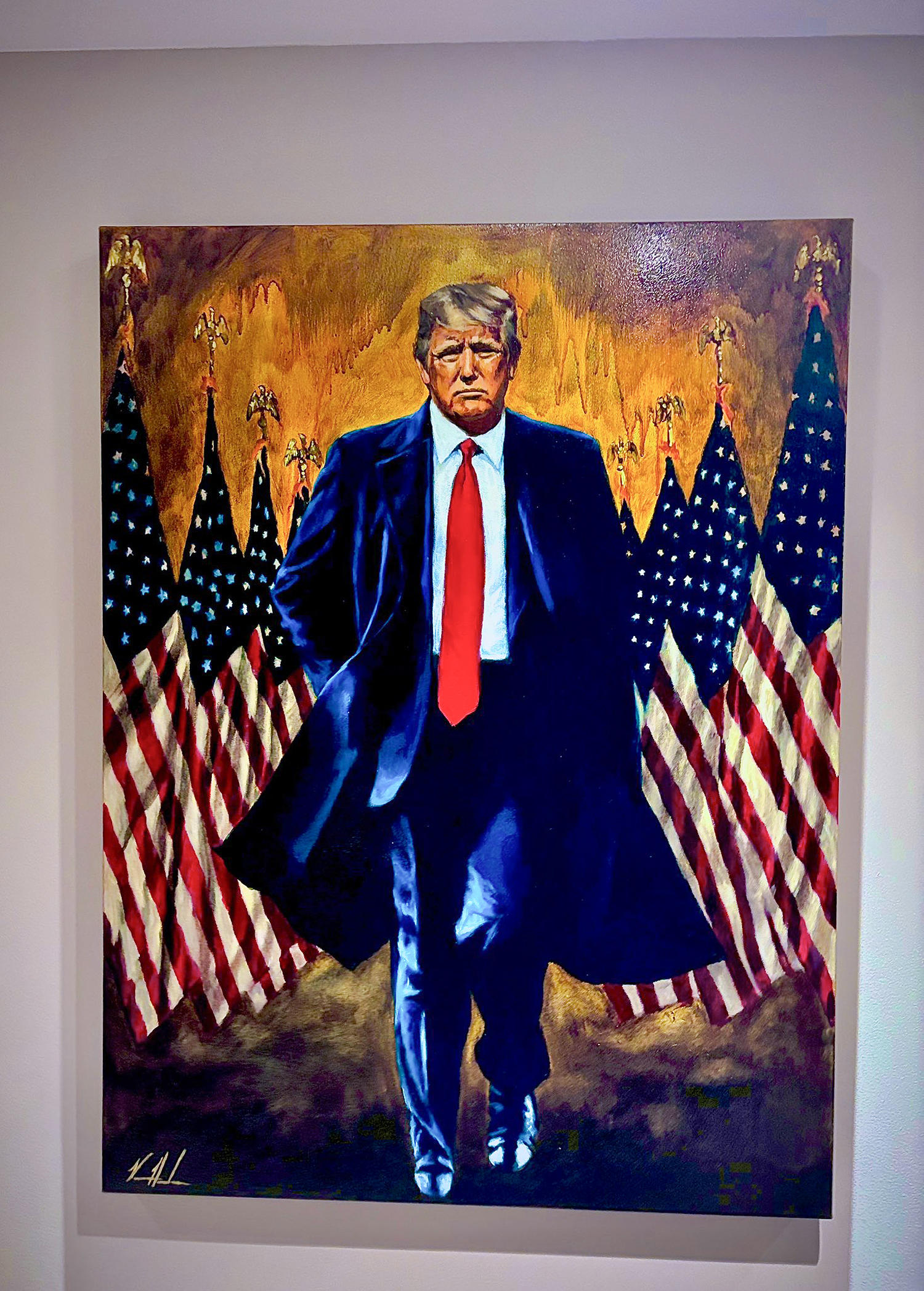 Donald Trump’s new White House portrait makes perfect sense