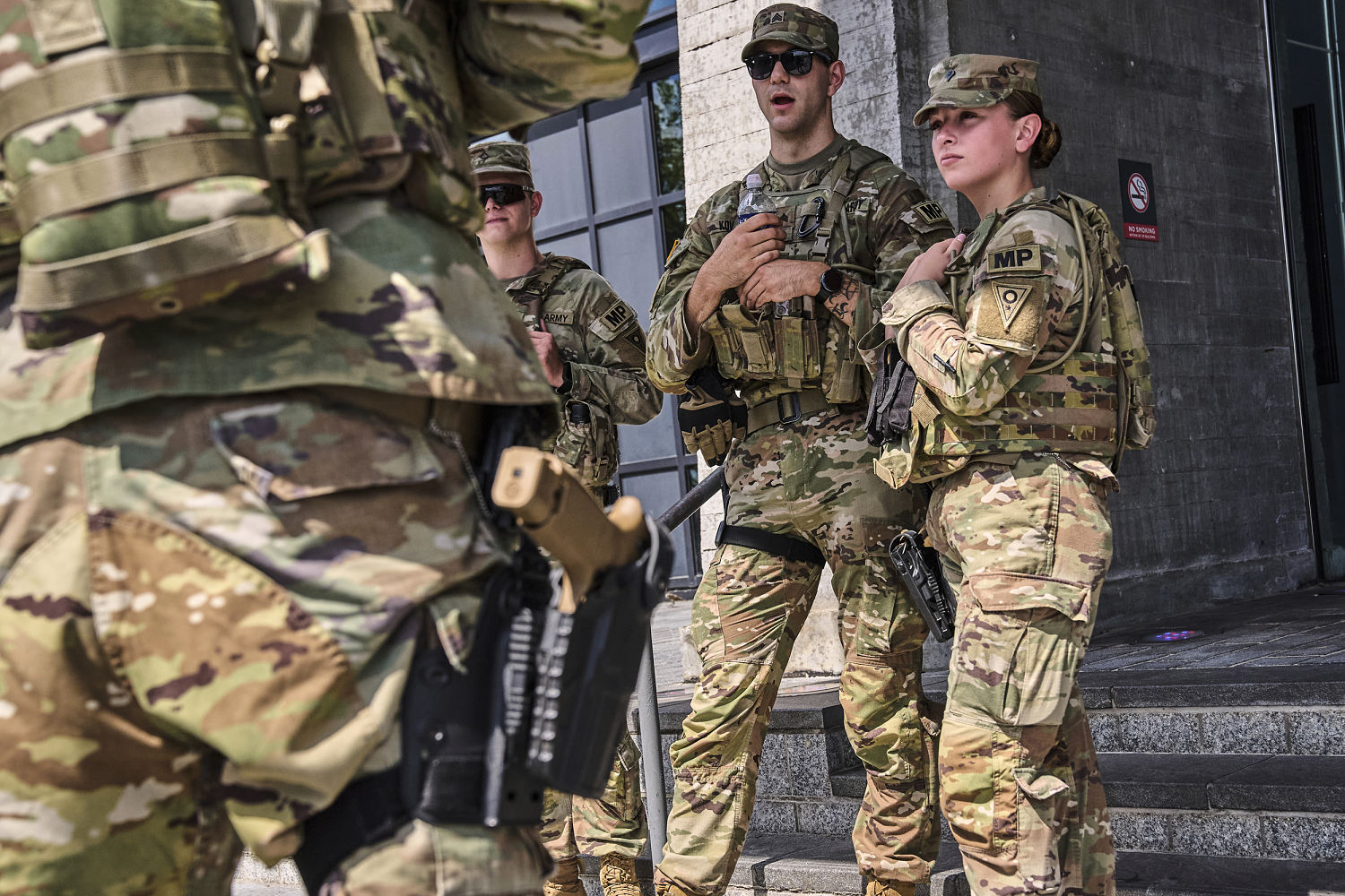 The weapons that National Guard troops now carry in Washington, D.C.