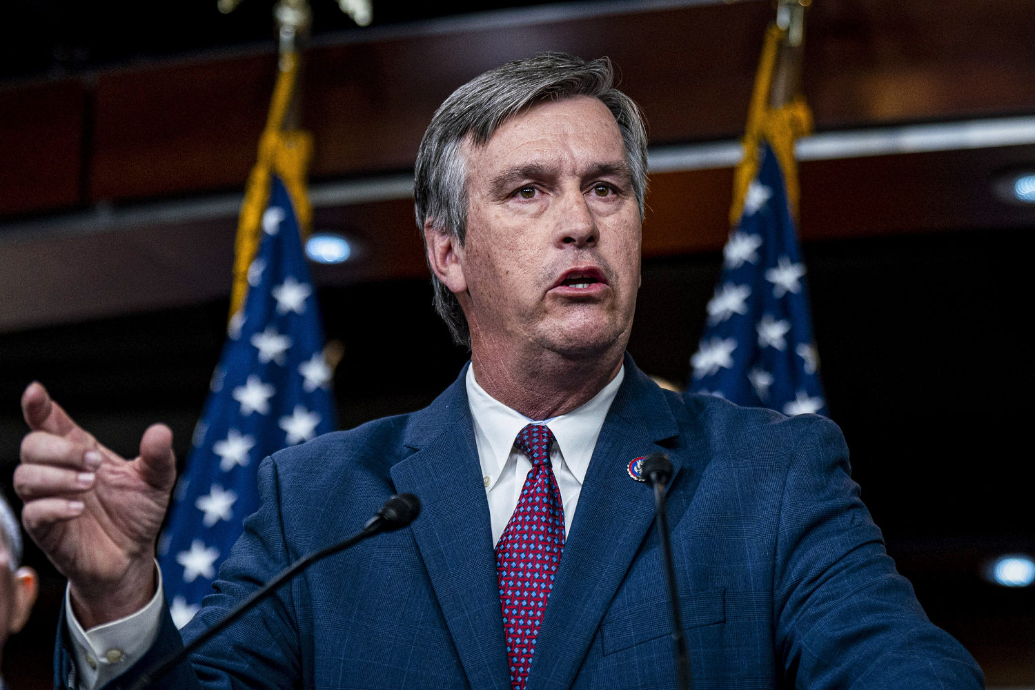 GOP Rep. Barry Moore exits through back door after he is heckled at Alabama town hall