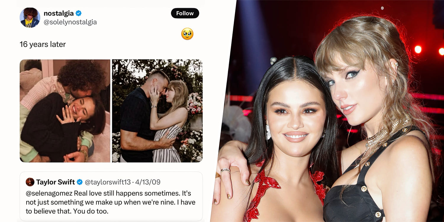 Selena Gomez Used a 2009 Throwback to Celebrate Taylor Swift’s Engagement