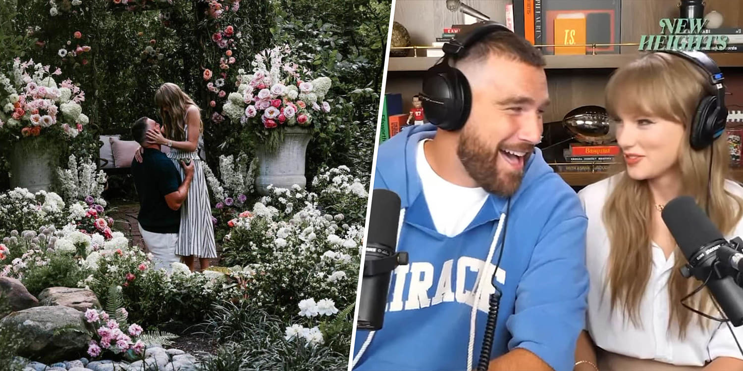 All the Easter Eggs in Taylor Swift and Travis Kelce's Engagement, From 13 to 'Lover' Florals