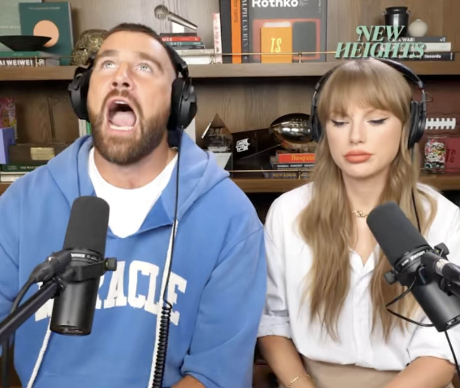 Taylor Swift Joins Kelce Brothers for Vocal Exercises Ahead of Record-Breaking Episode