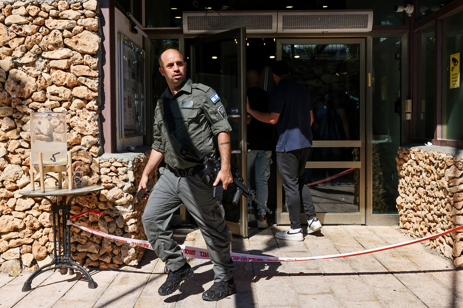 2 people are stabbed at a hotel outside Jerusalem