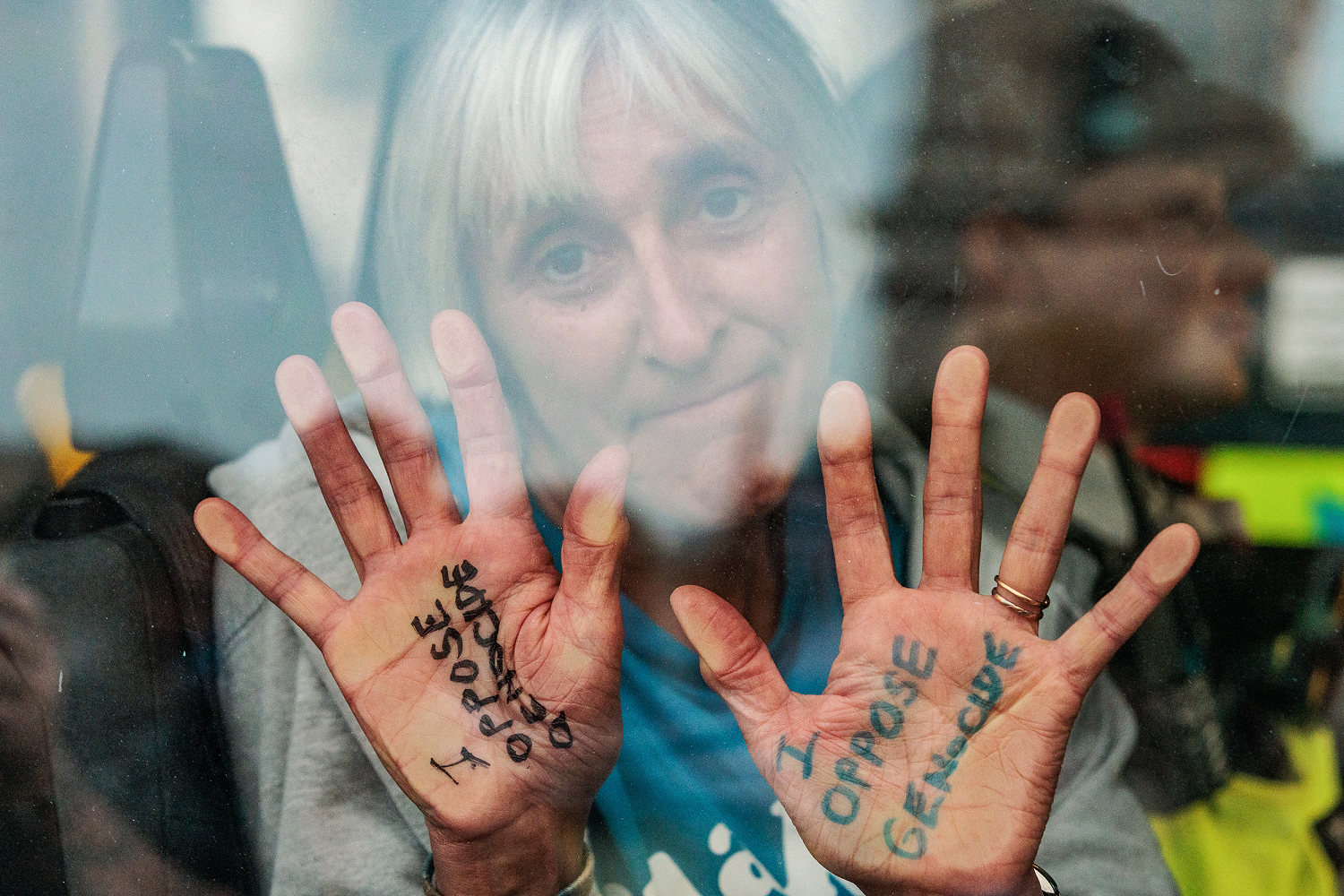 Why is the U.K. arresting peaceful protesters on terrorism charges?