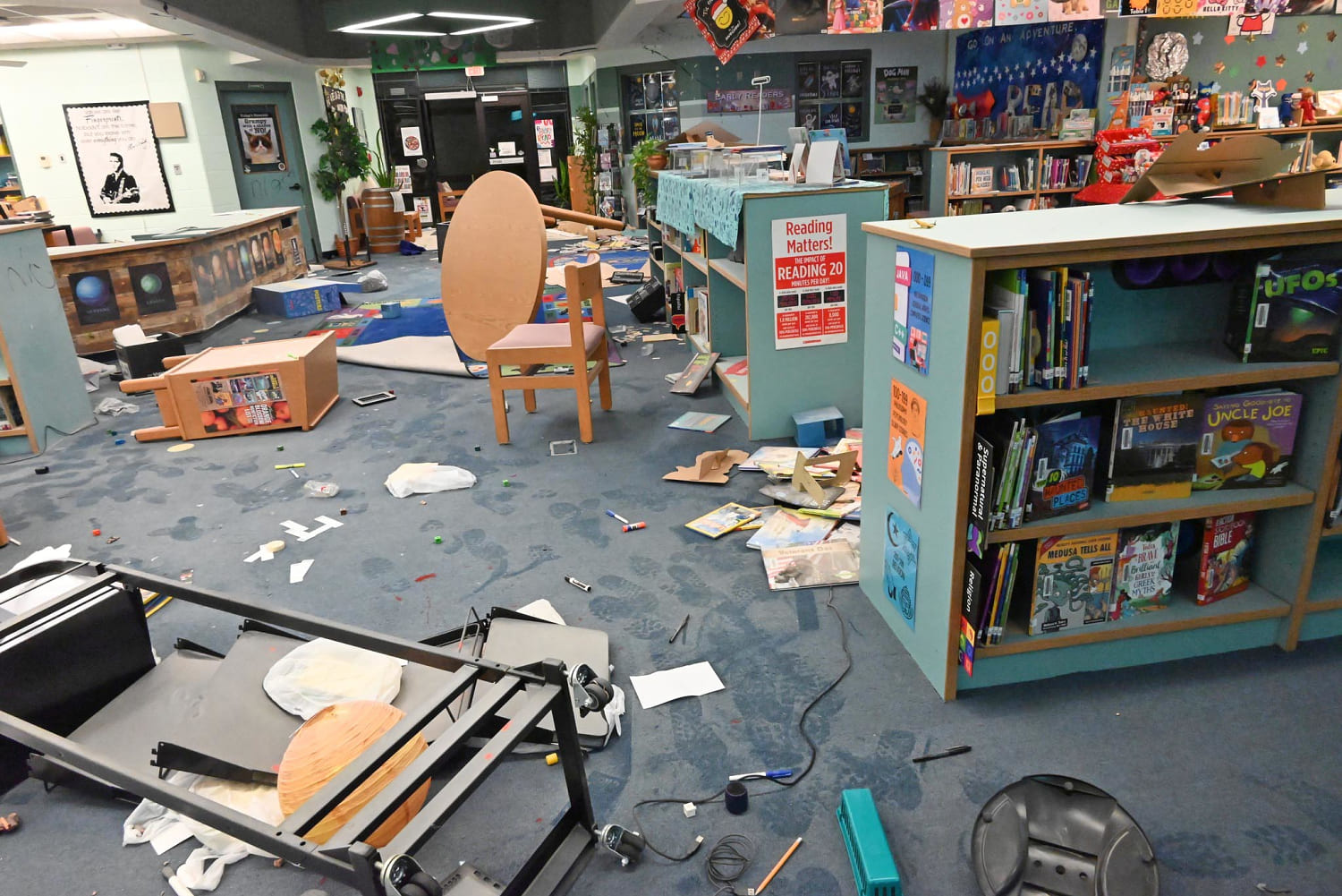 2 Florida boys accused of $50K in damage at school library are turned in by their moms
