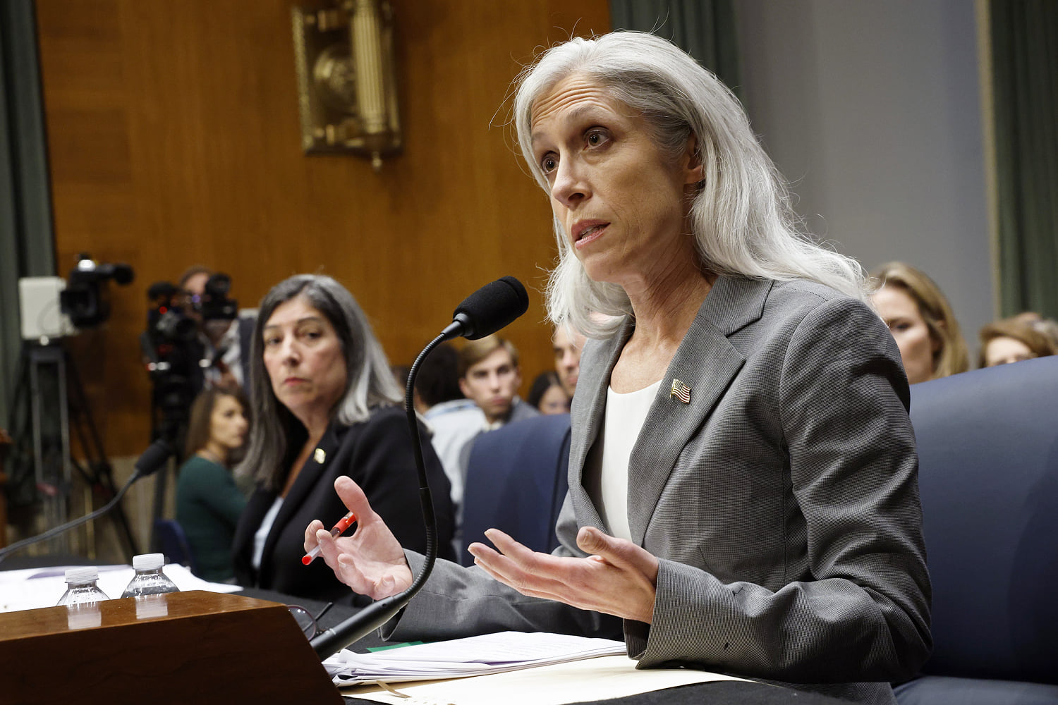 Ousted CDC director warns about changes to childhood vaccine schedule in hearing