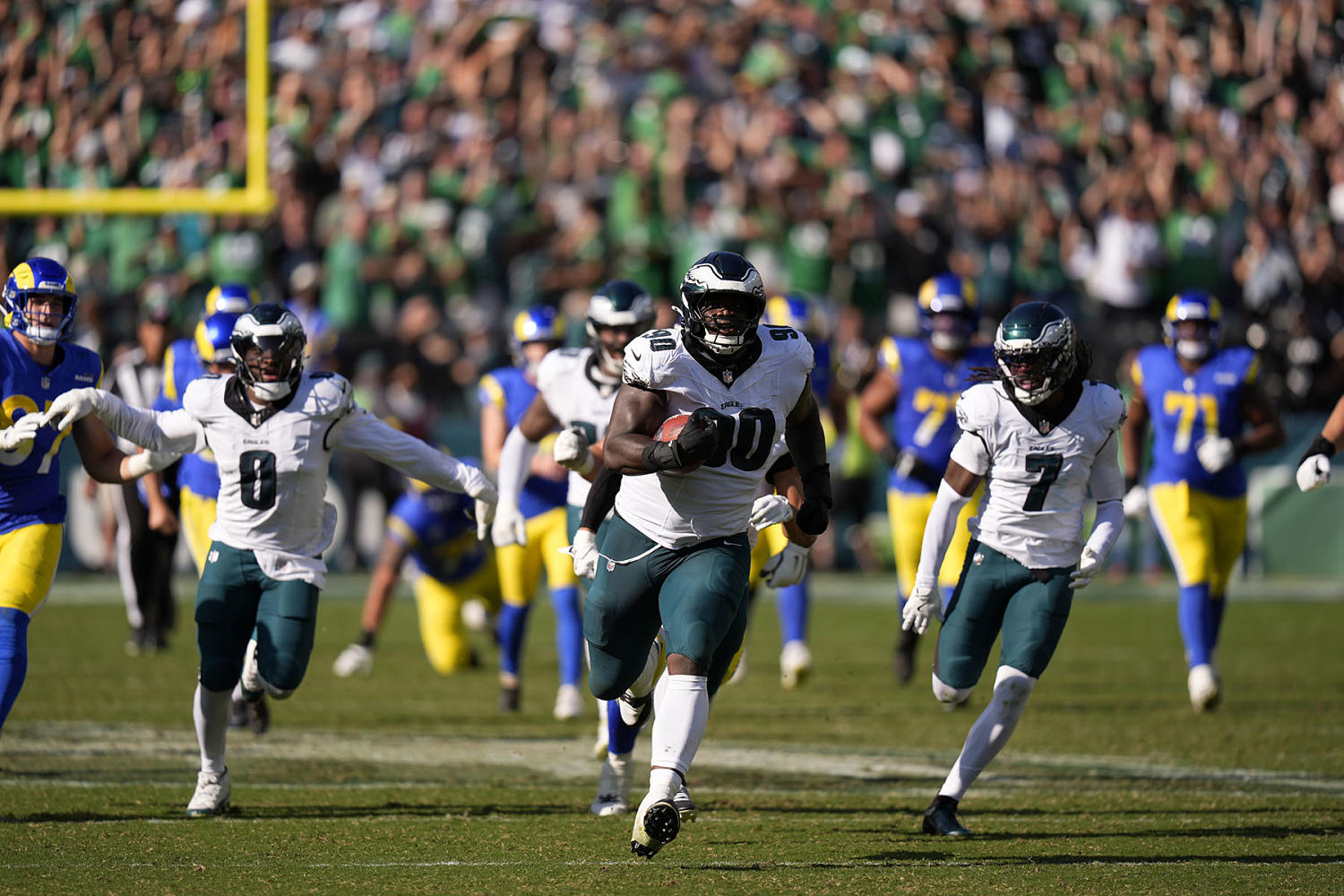 Eagles' returning a blocked field goal as time expired had major gambling consequences