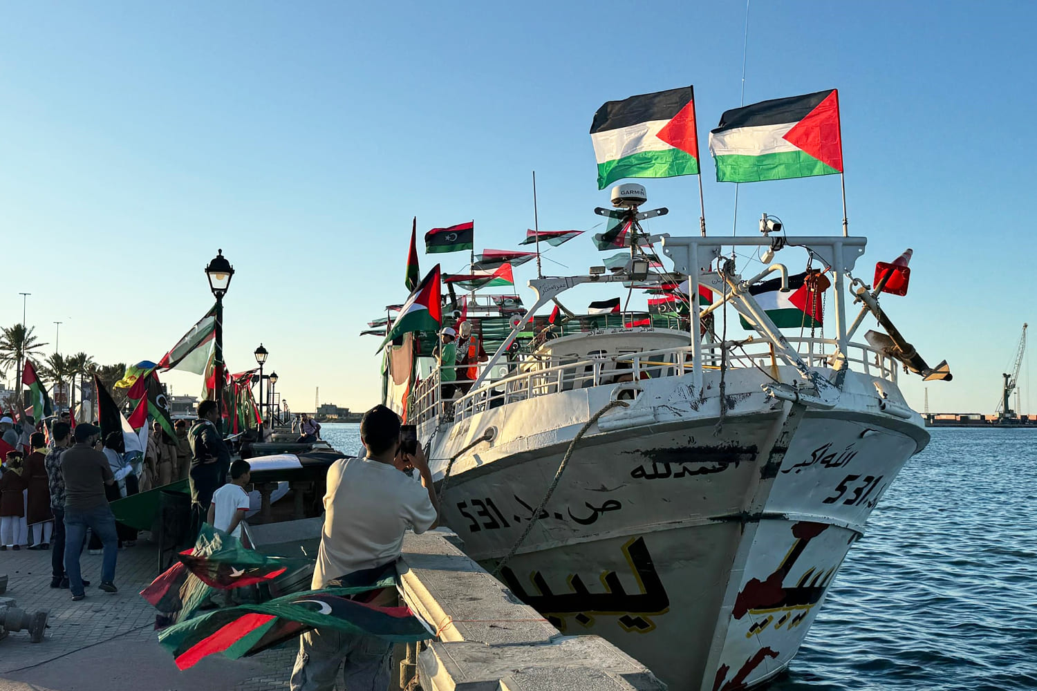 Gaza aid flotilla reports explosions, drones and radios 'jammed' with ABBA music