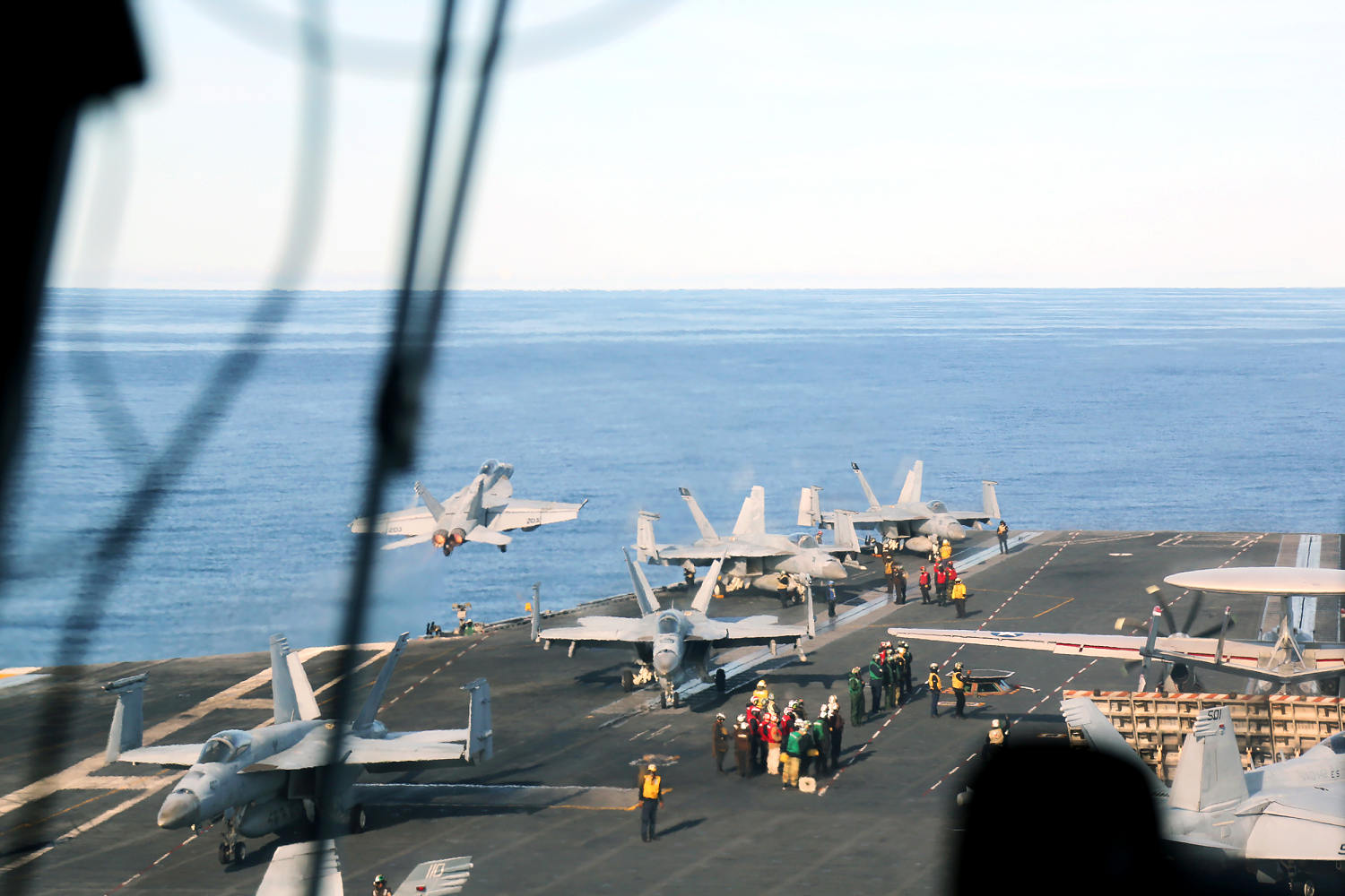 Onboard the USS Ford as NATO's defenses face its latest test