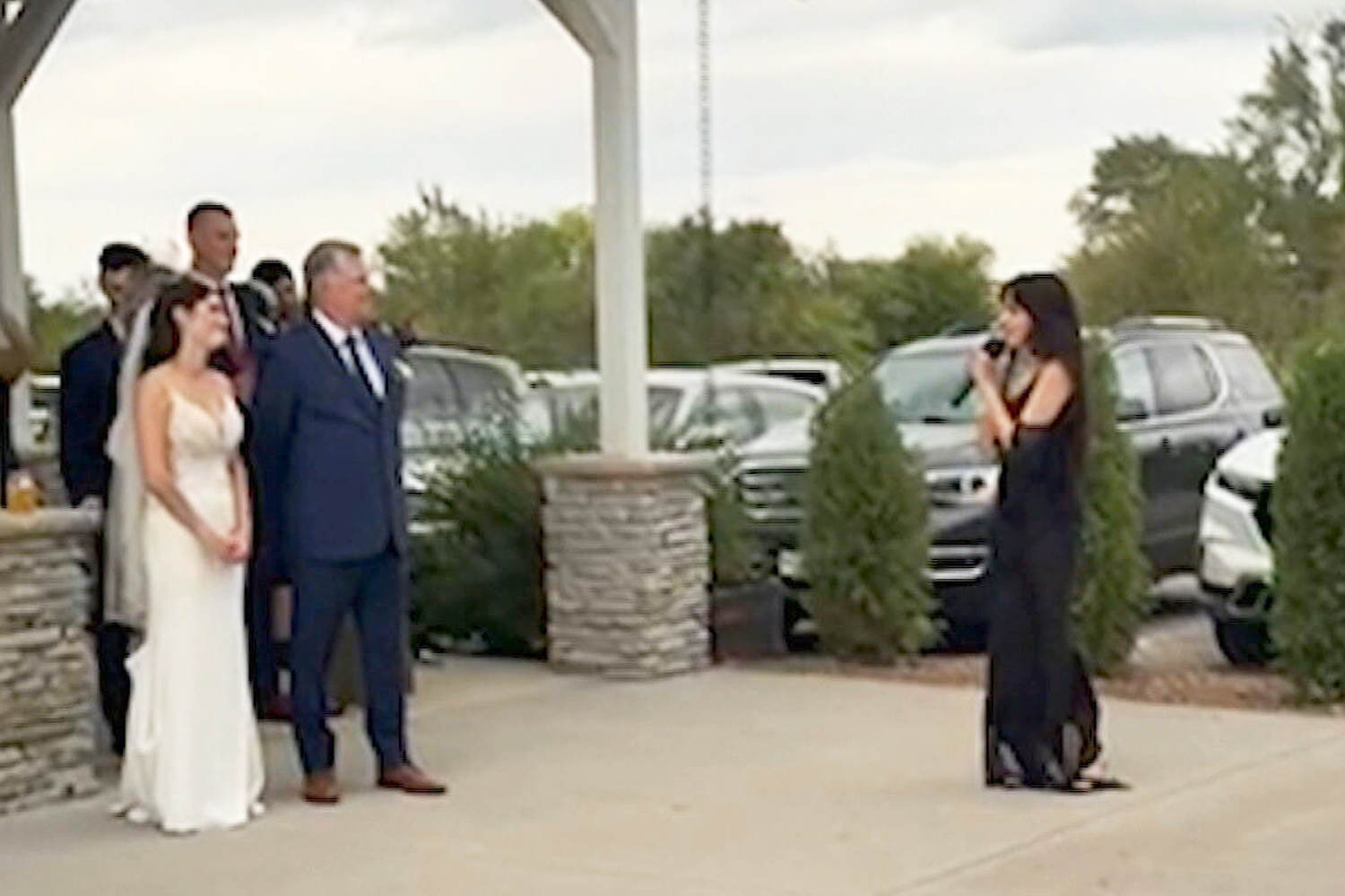 Camila Cabello offers a surprise serenade for a bride and her dad at Iowa wedding