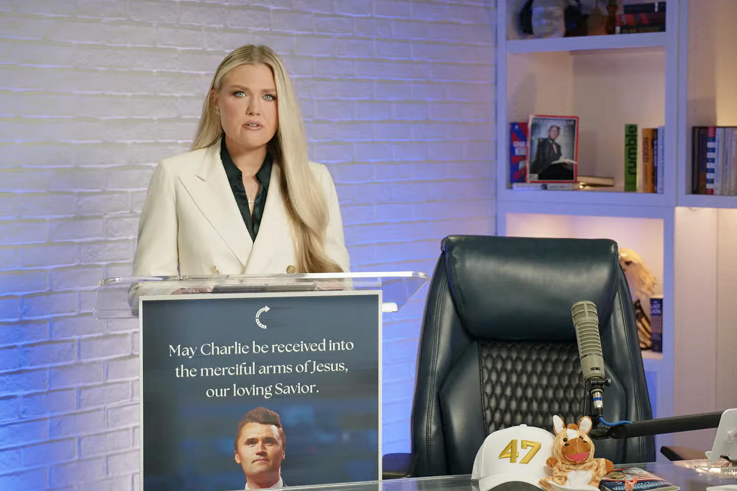 Charlie Kirk's widow vows husband's mission will continue
