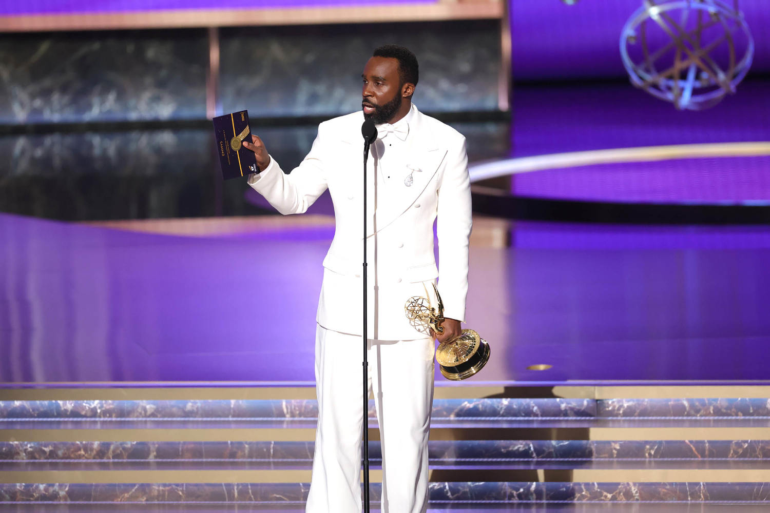 Tramell Tillman Makes Emmys History, Dedicates Win to His Mom: 'This Is For You'