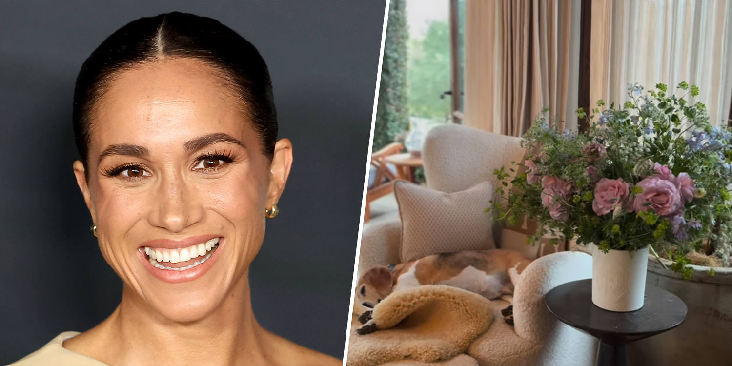 Meghan Markle Shares Rare Look of Her California Home — And Her Sleepy Pup
