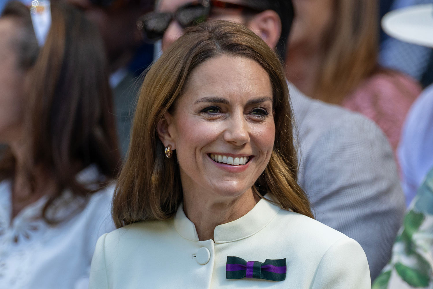Kate Middleton Seemingly Brings Back Brunette Hair After Blond Debut