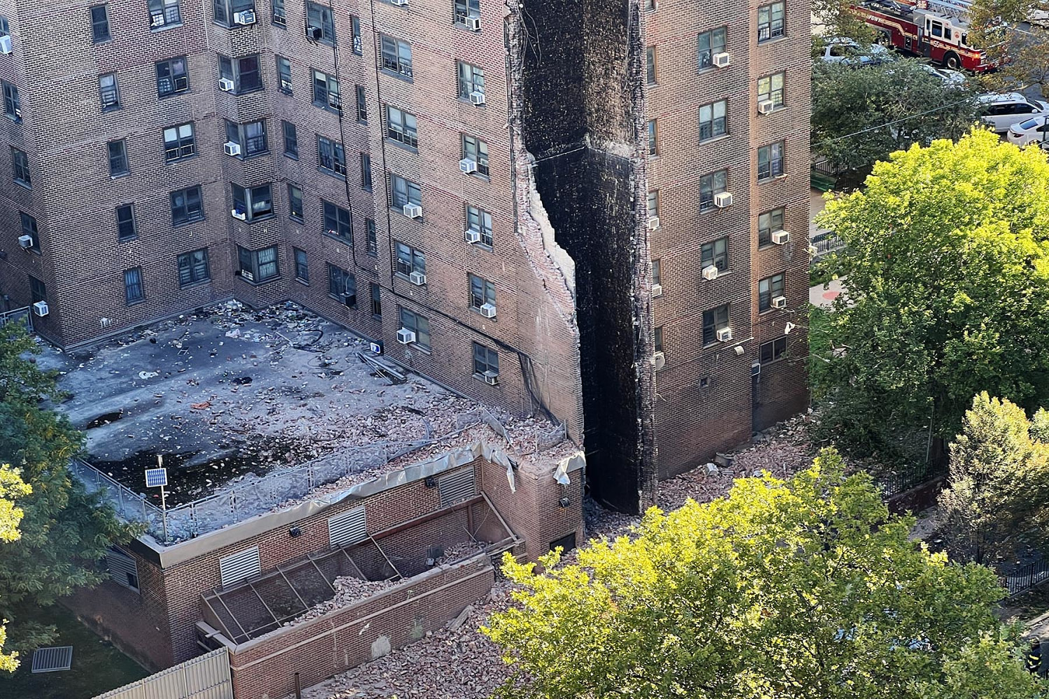 NYC apartment building partially collapses, ripping massive hole in Bronx high rise