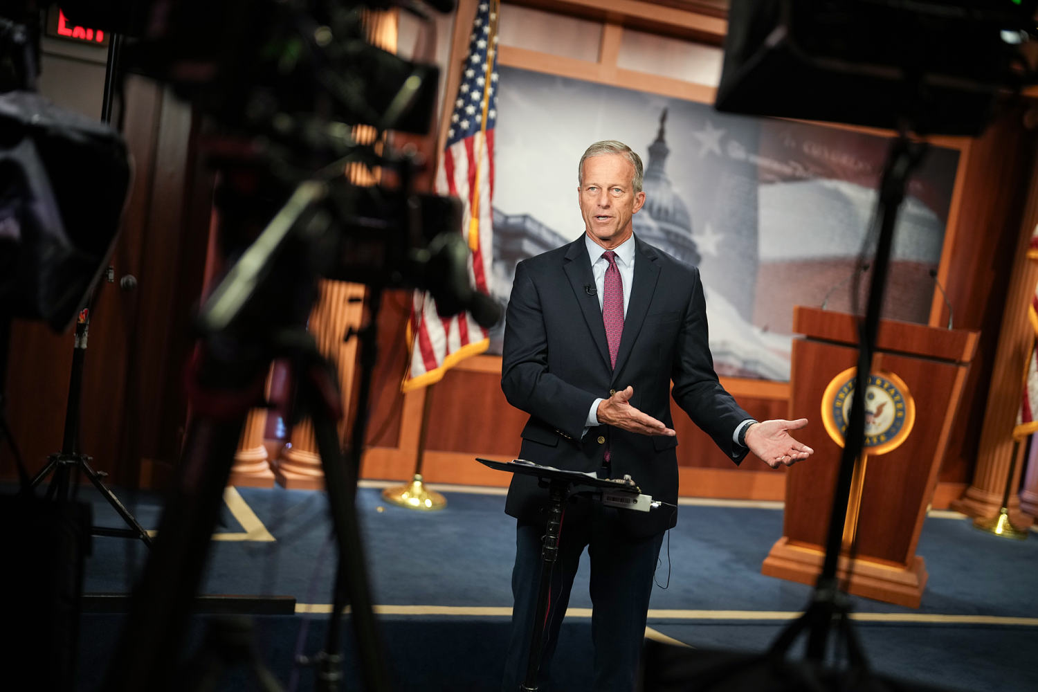 Thune digs in on 'stupid' shutdown: Talks with Schumer are 'not going to accomplish a lot'