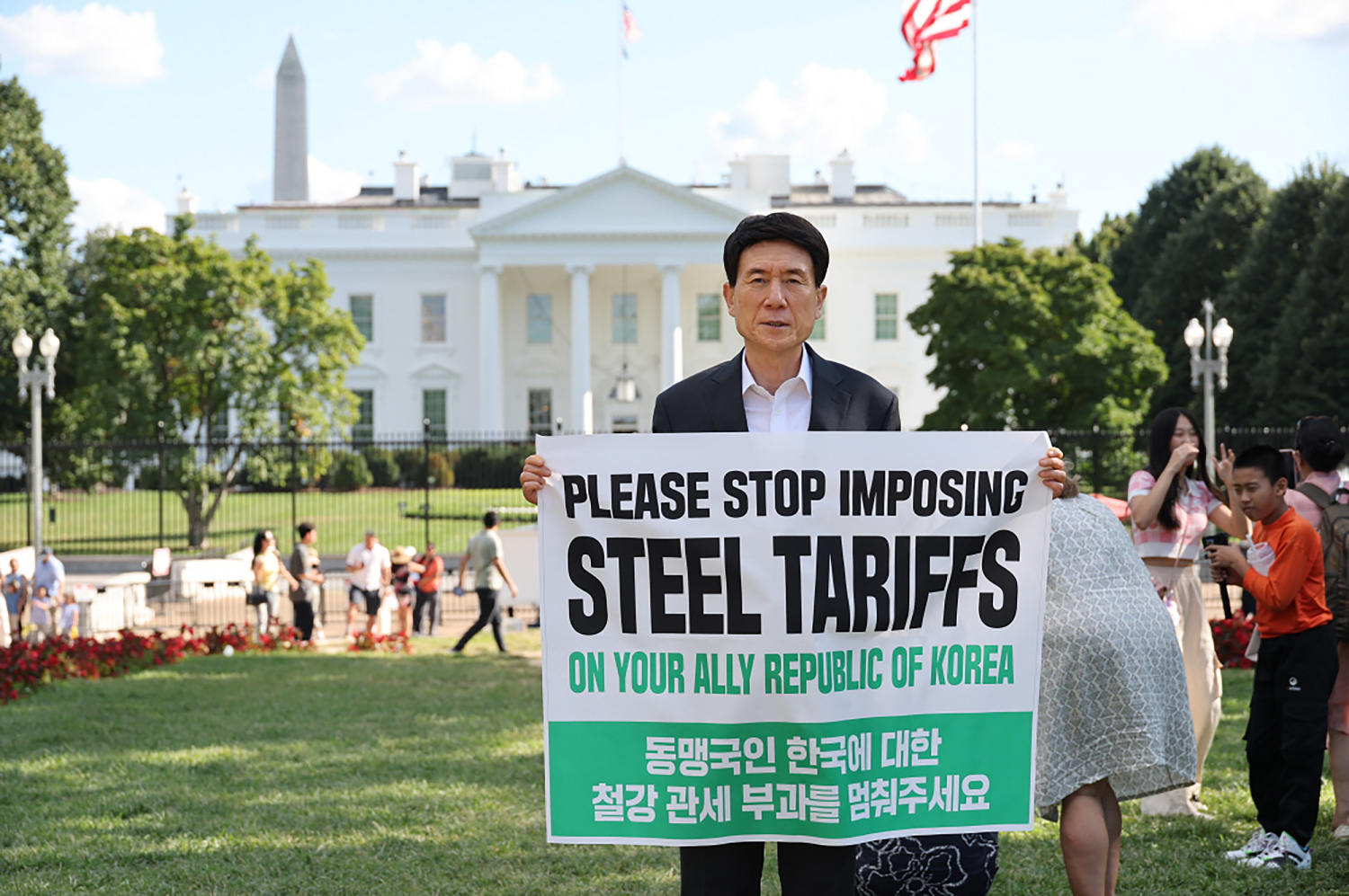 The South Korean mayor who protested Trump's steel tariffs outside the White House