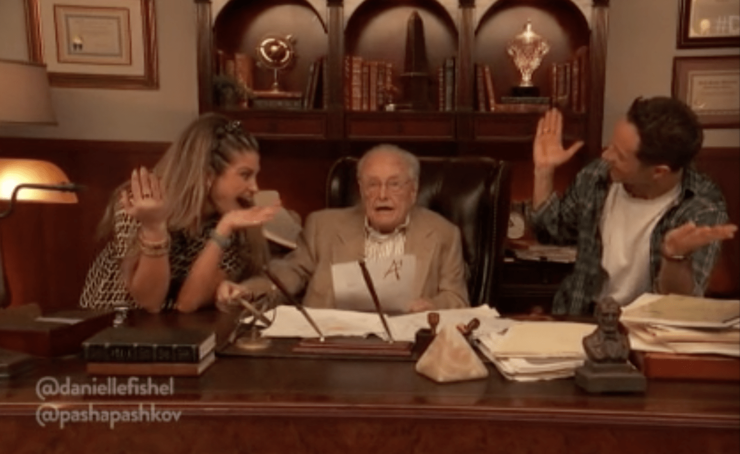 Danielle Fishel Brings Out William Daniels for 'Boy Meets World' Dedication Dance on 'DWTS'