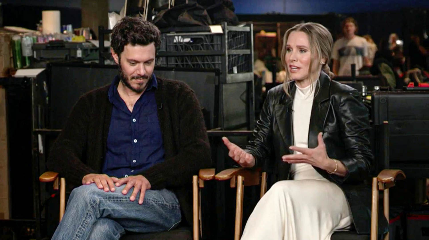 ‘Nobody Wants This' Cast Gets a Set Visit from TODAY. See Where Kristen Bell Knits Between Takes