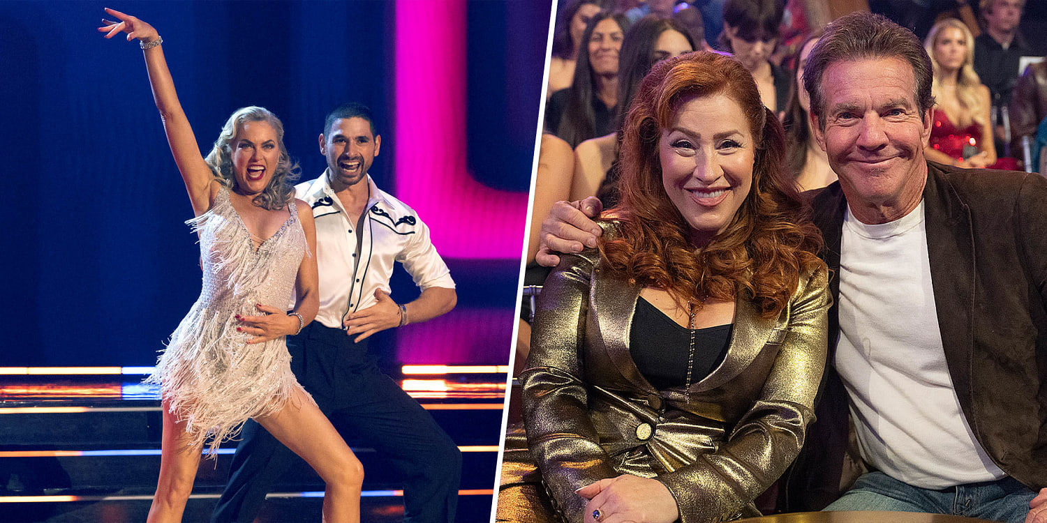 A ‘Parent Trap’ Reunion! Dennis Quaid, Lisa Ann Walter Support Elaine Hendrix on ‘DWTS’