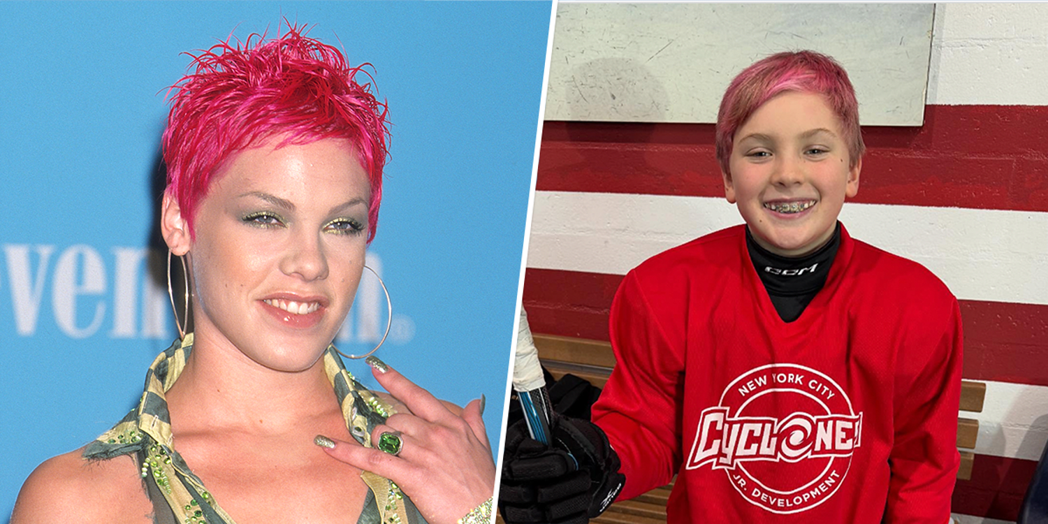 Pink's Son Jameson Embraces Bold New Pink Hairstyle