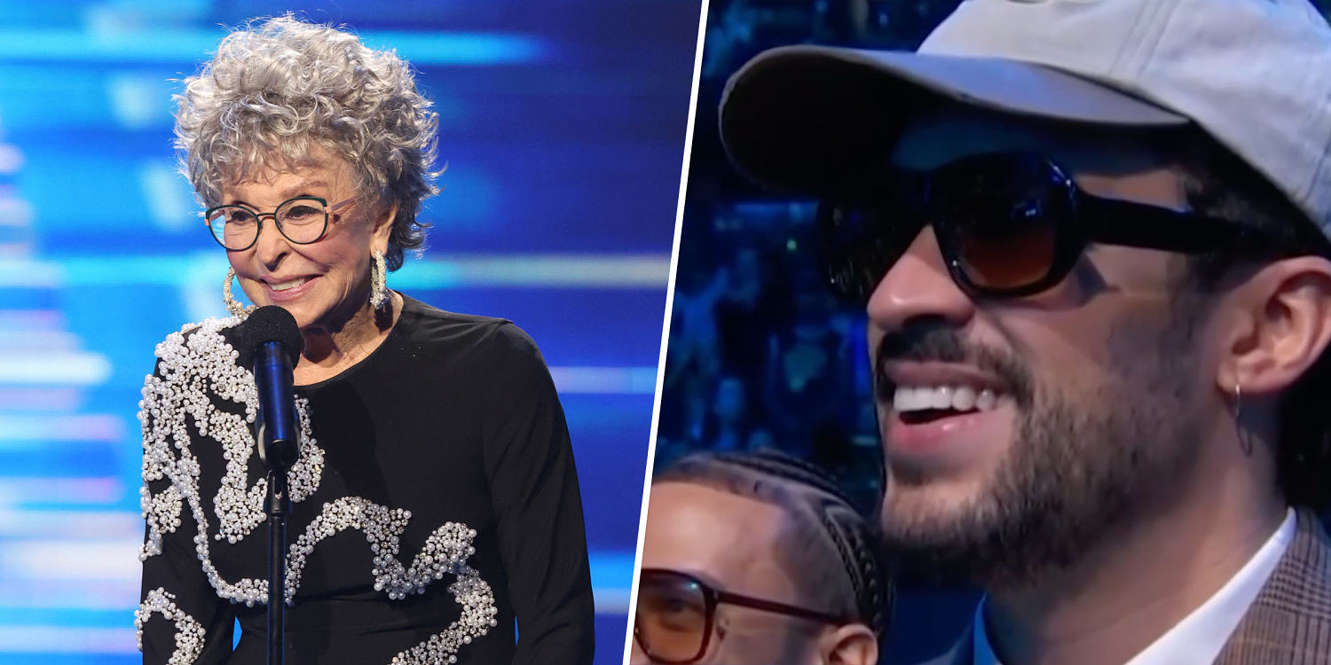 Rita Moreno Flirts with Bad Bunny at the 2025 Latin Billboards