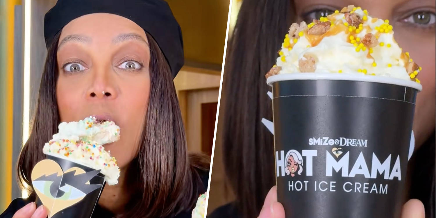 Tyra Banks Invented ‘Hot Ice Cream’ and the Internet Doesn’t Know What to Make of It