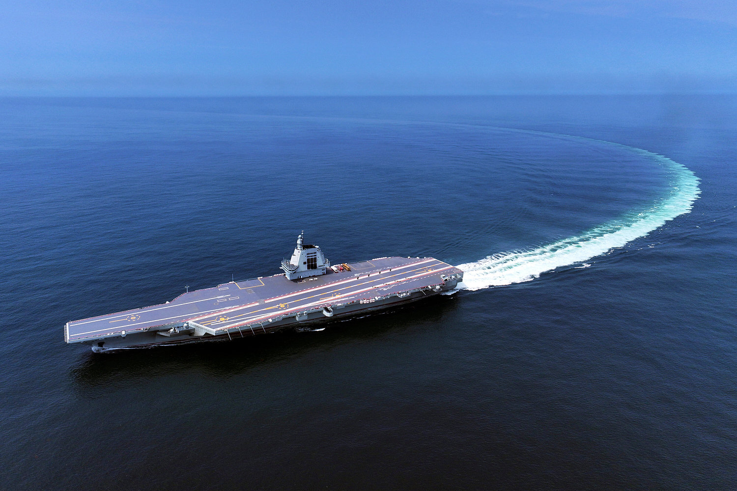 China deepens challenge to U.S. power in the Pacific with its biggest and most advanced aircraft carrier