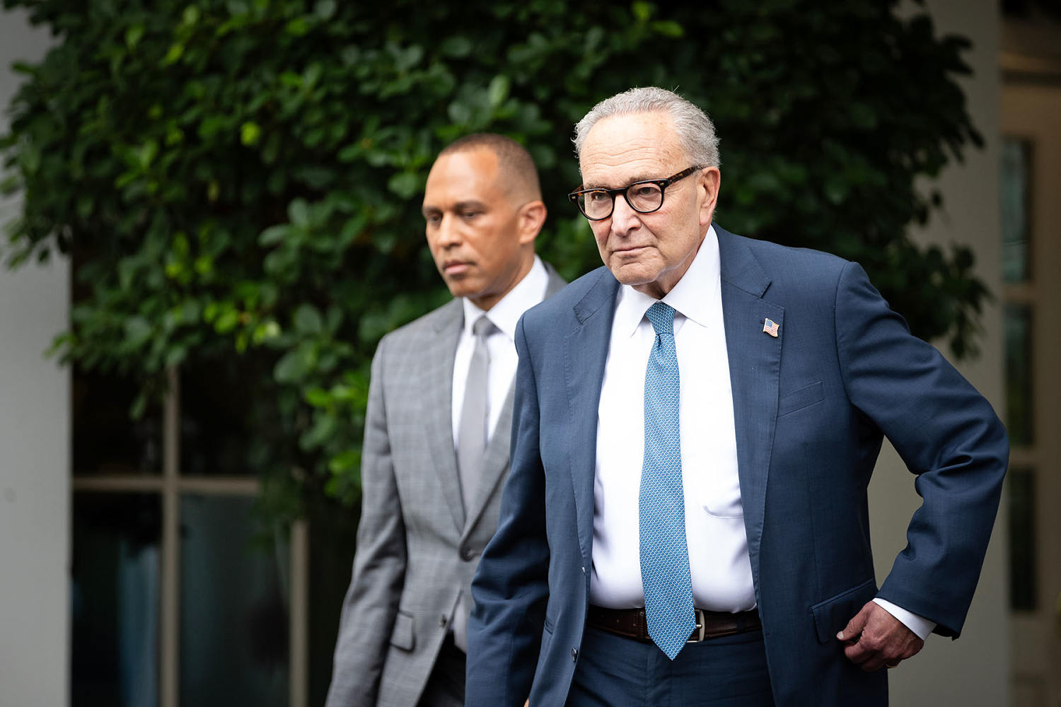 Democrats cling to silver linings amid criticism they caved to Trump