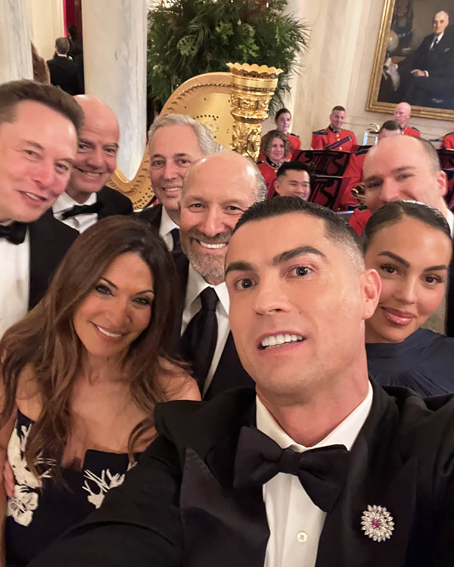 Cristiano Ronaldo attends White House dinner with Trump and Saudi crown prince