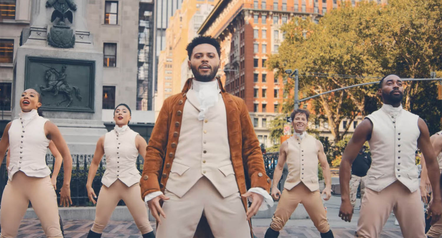 Watch the ‘Hamilton’ Cast Take to the New York City Streets To Perform ‘My Shot’
