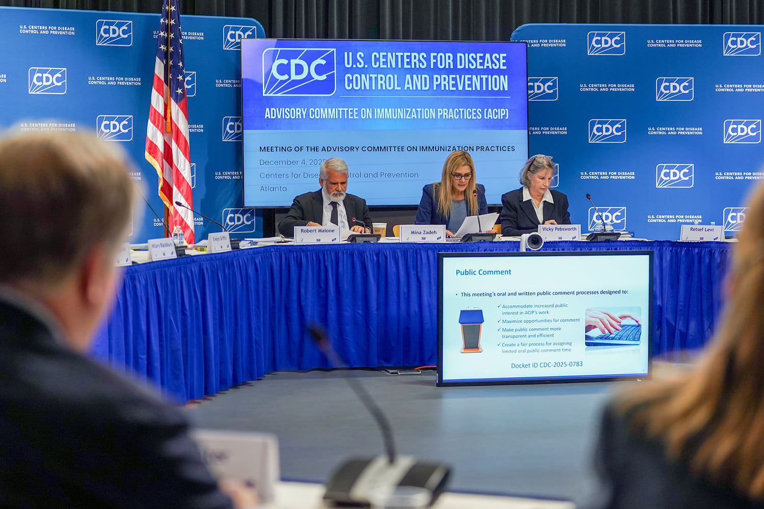 CDC advisory panel delays vote on hepatitis B vaccines after unruly meeting
