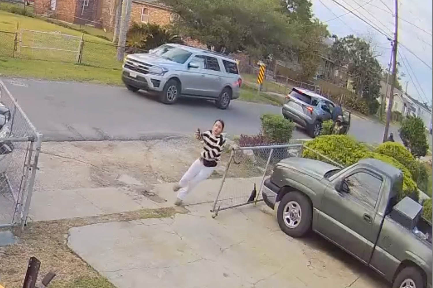 Video shows masked Border Patrol agent chasing woman back to her Louisiana home