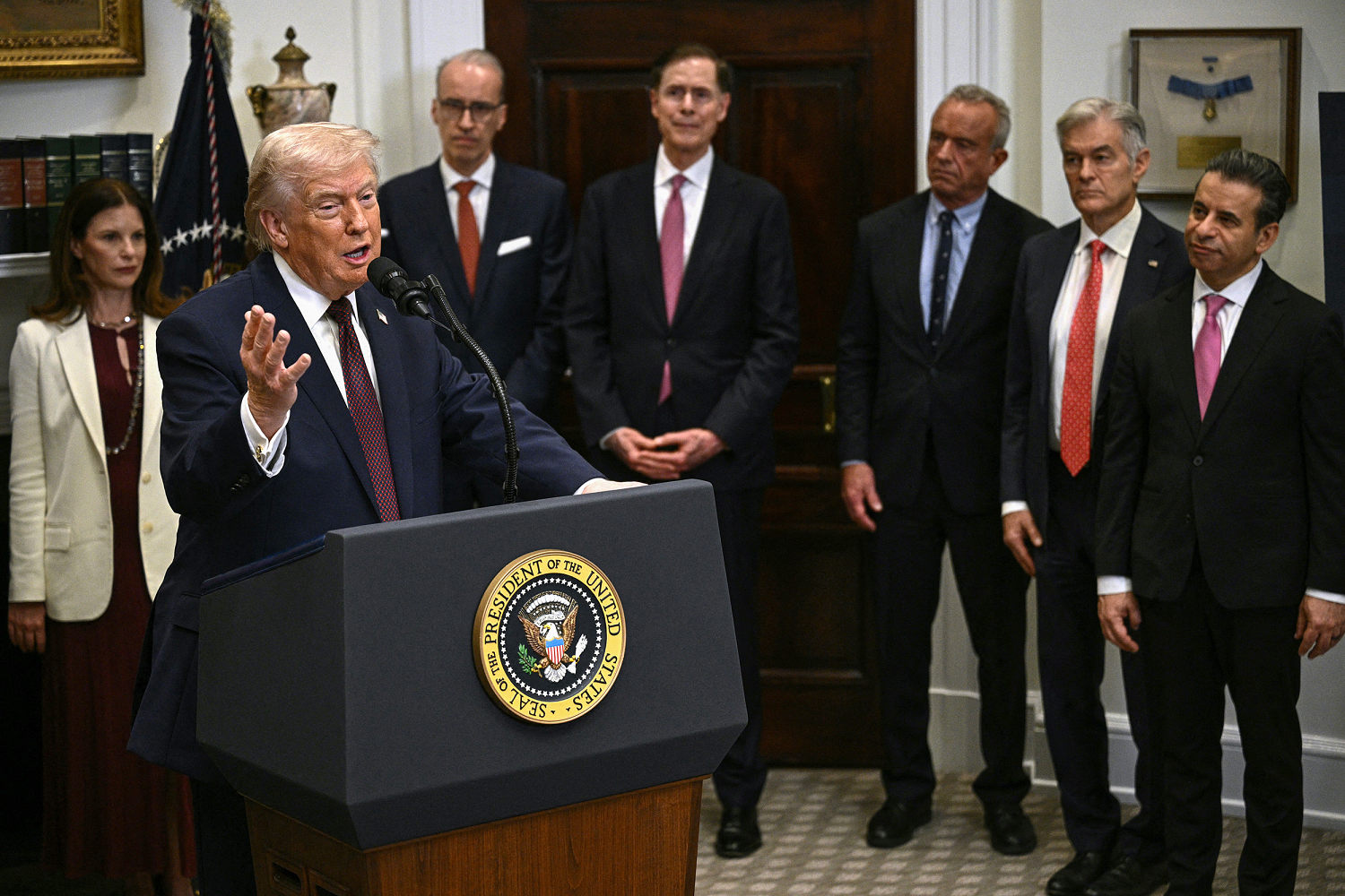 Nine drugmakers cut deal with Trump administration to slash medication costs