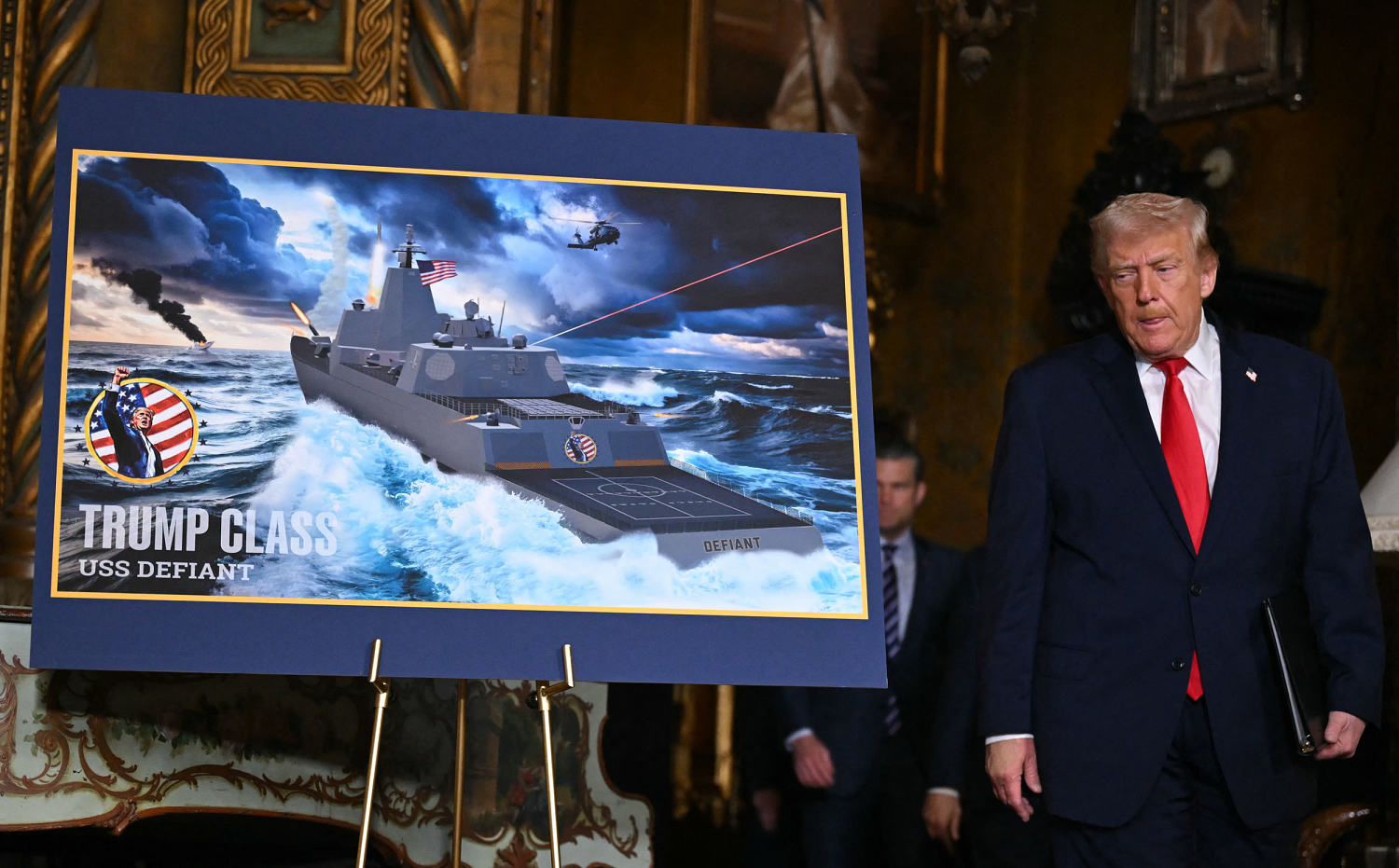 Trump announces new class of U.S. battleships named after himself