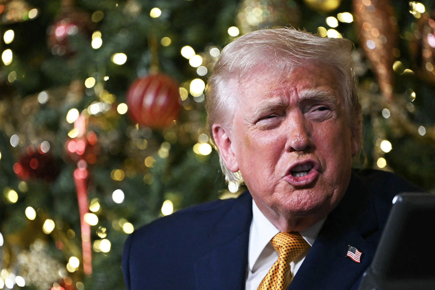 Trump rings in Christmas Day with a flurry of posts denouncing perceived foes and casting doubt on the 2020 election