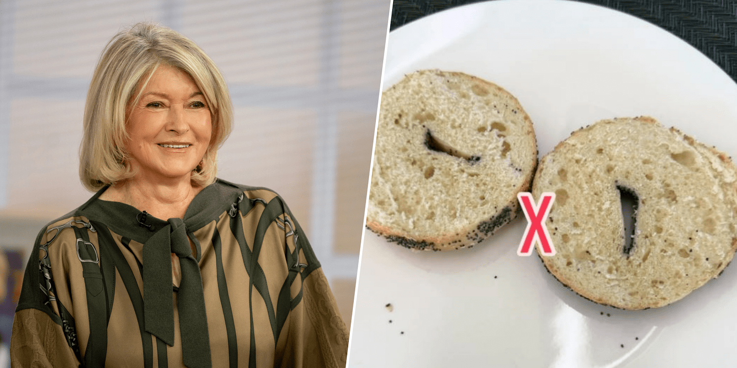 Martha Stewart Confuses Nation With Unhinged Bagel-Eating Technique