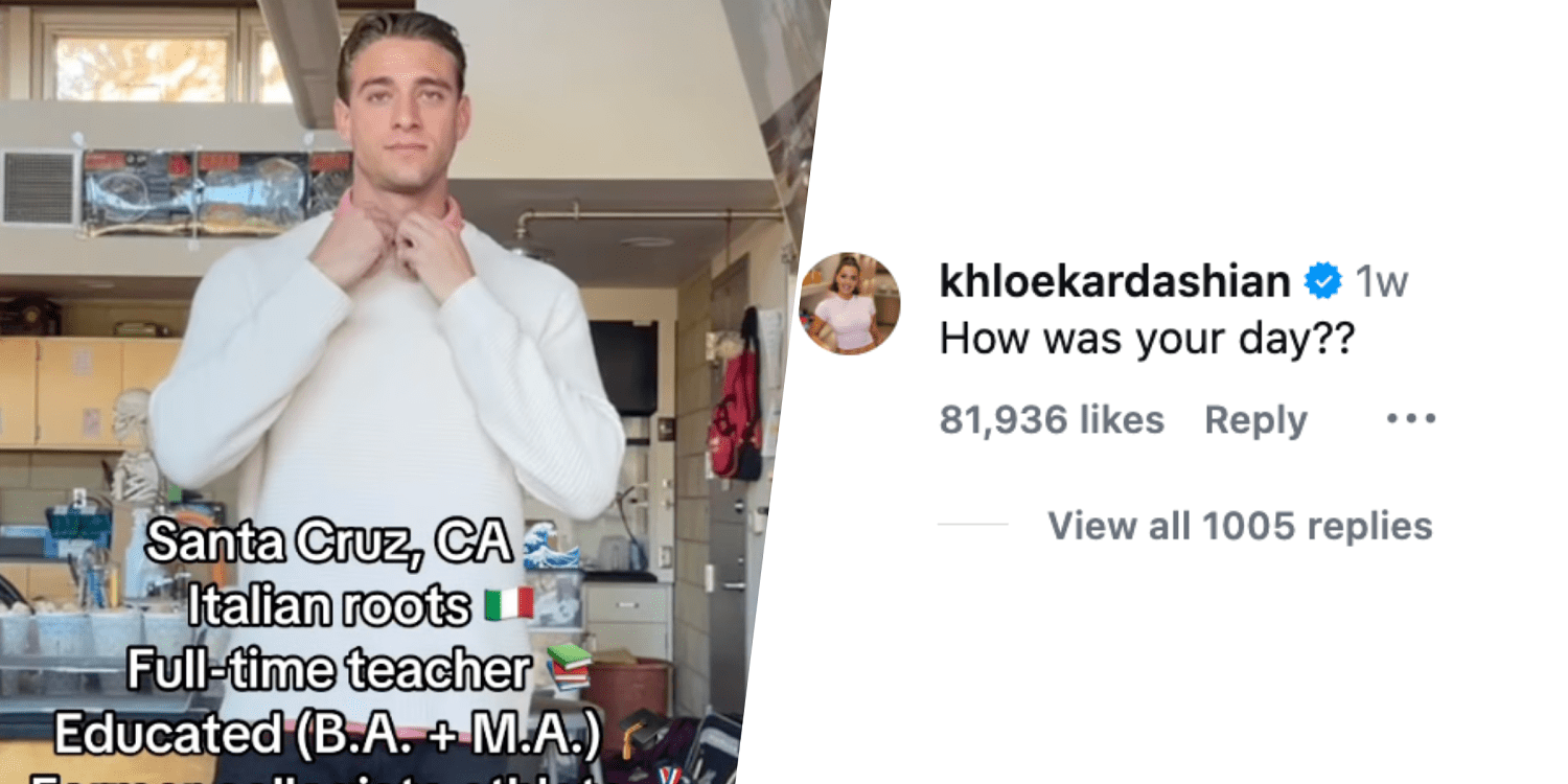 Teacher Explains What Happened After Khloé Kardashian's Flirtatious Comment on His IG Post