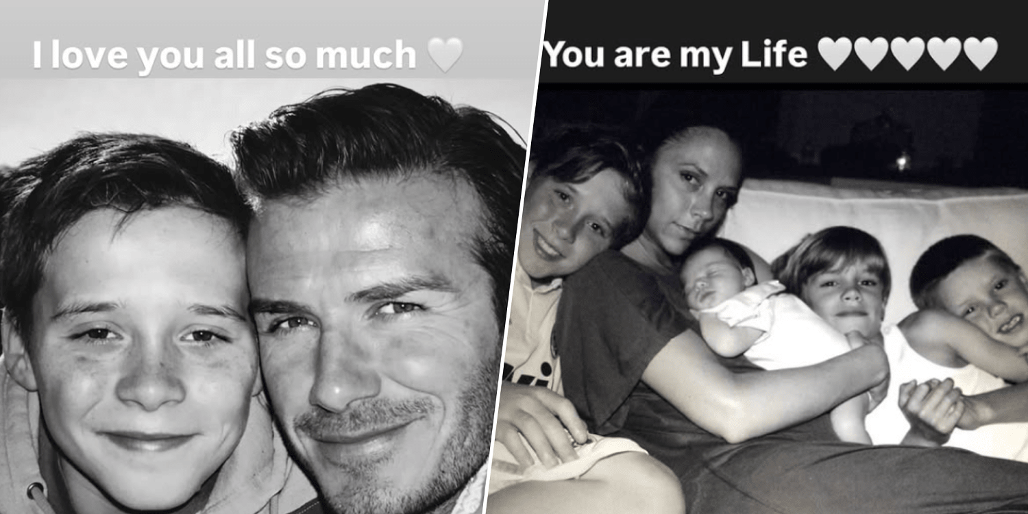 David Beckham Writes Loving New Year's Message to His 4 Kids, Including Son Brooklyn