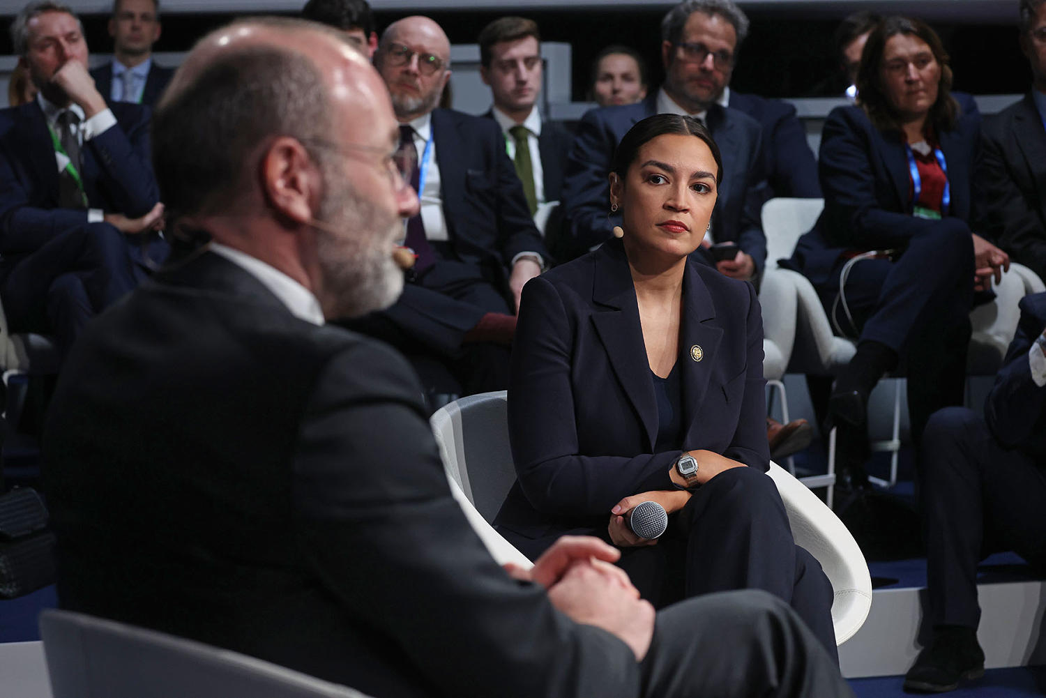 In Munich, AOC warns that democracies must deliver for the working class to stave off 'authoritarianism'