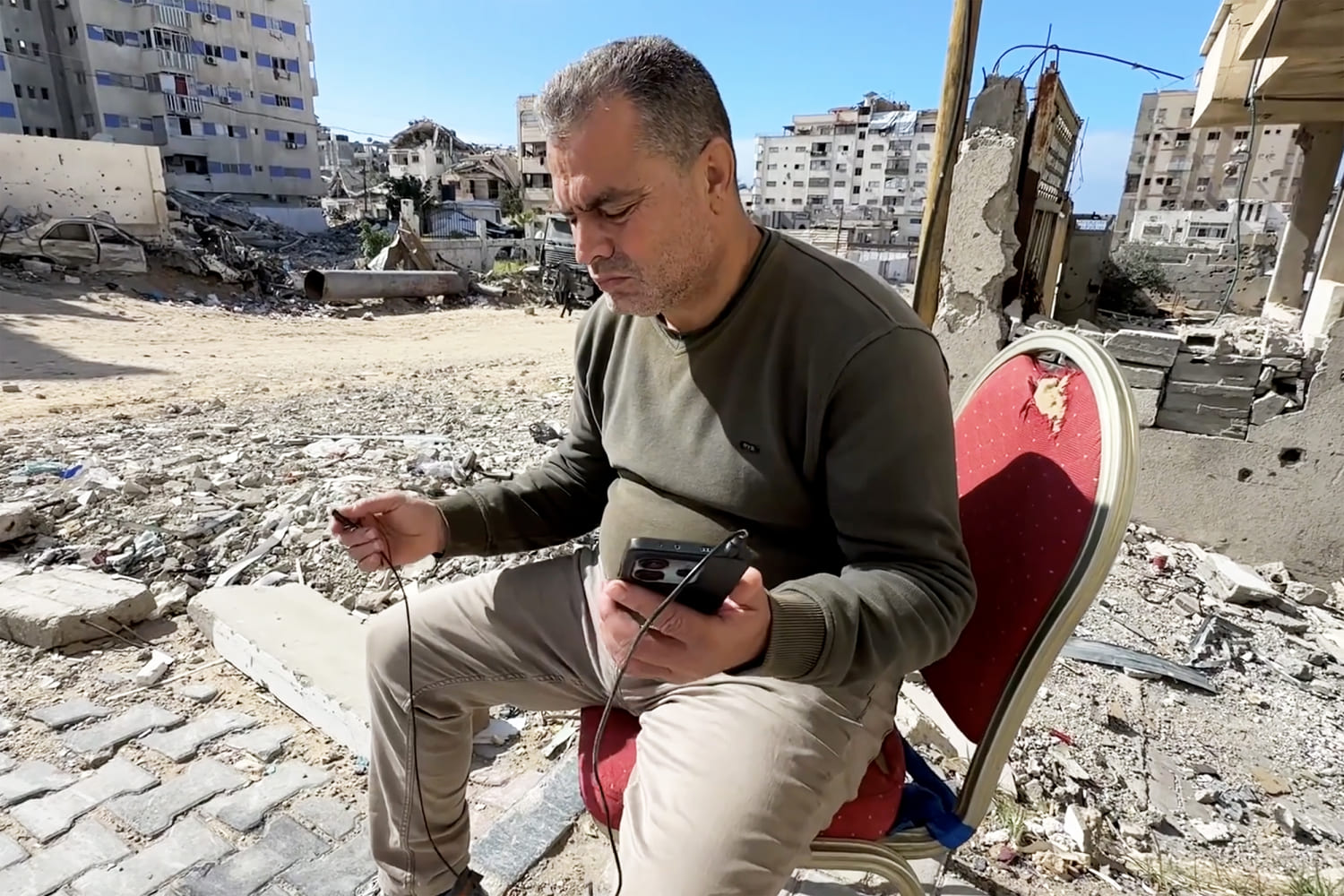 From the rubble, the show must go on for one of Gaza's surviving radio stations