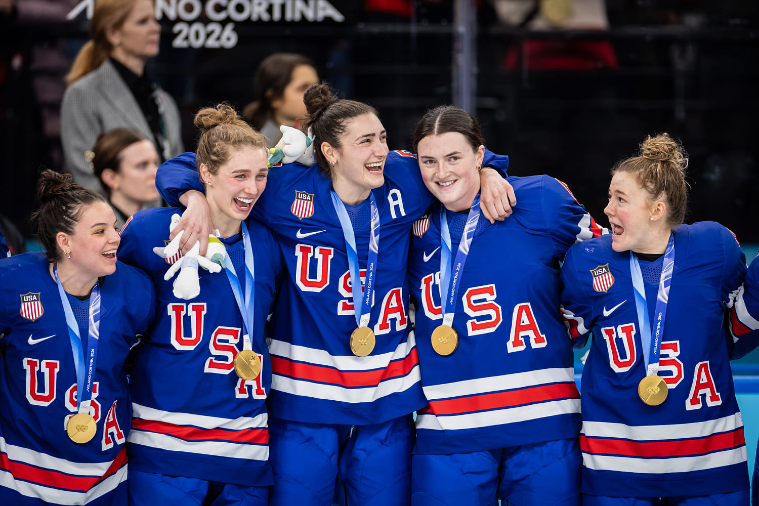 ‘Women aren’t less than’: Team USA women’s hockey players respond to Trump’s joke