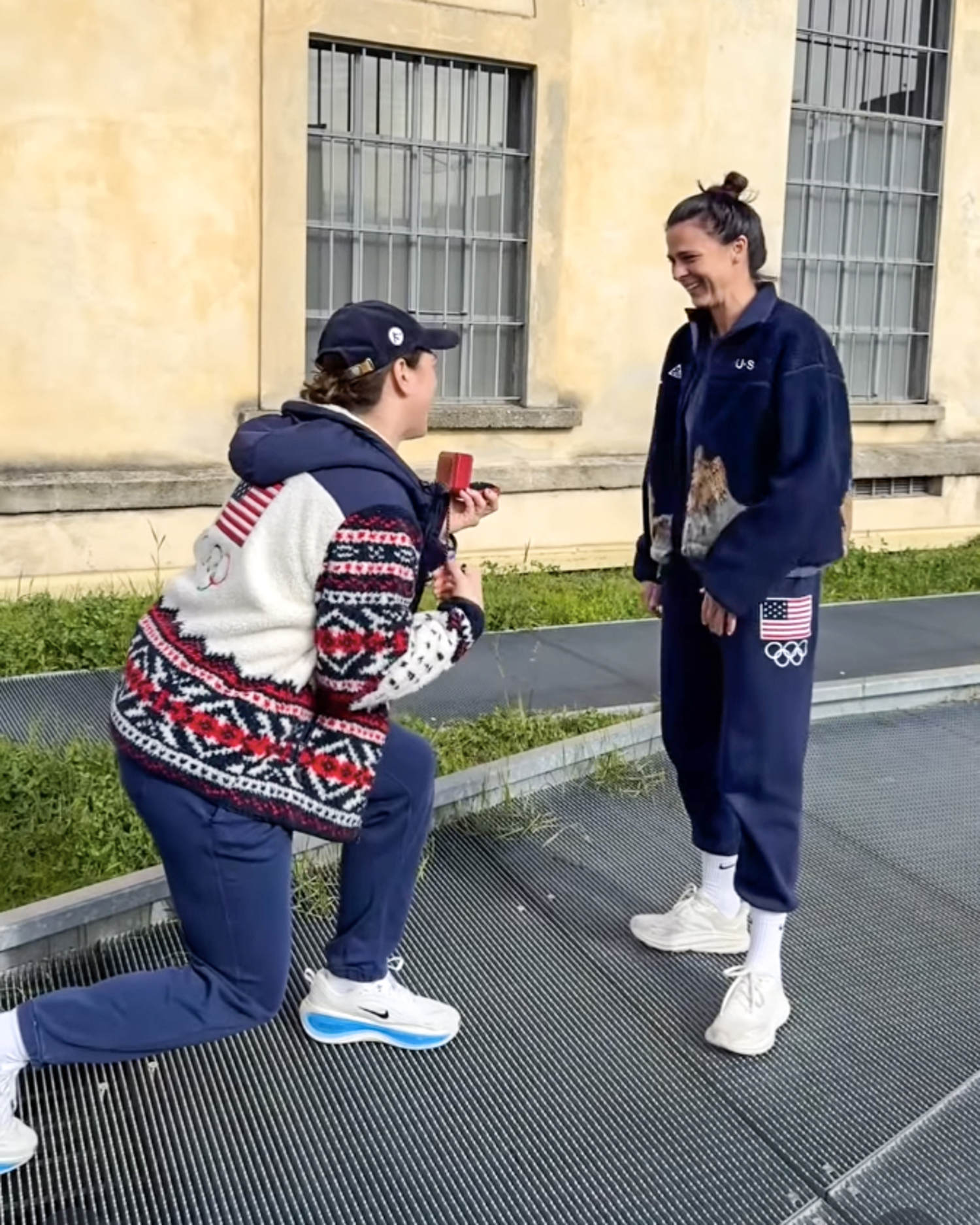 Olympians Hilary Knight and Brittany Bowe engaged at Milan Cortina Games