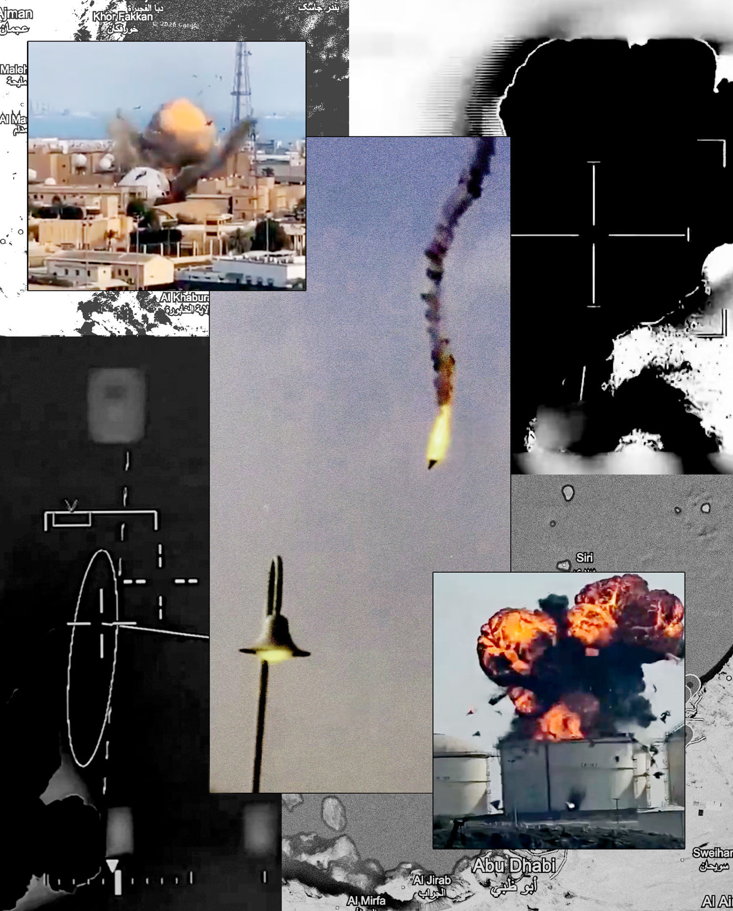 Videos and satellite images show Iran's drone army puncturing U.S. and allied defenses