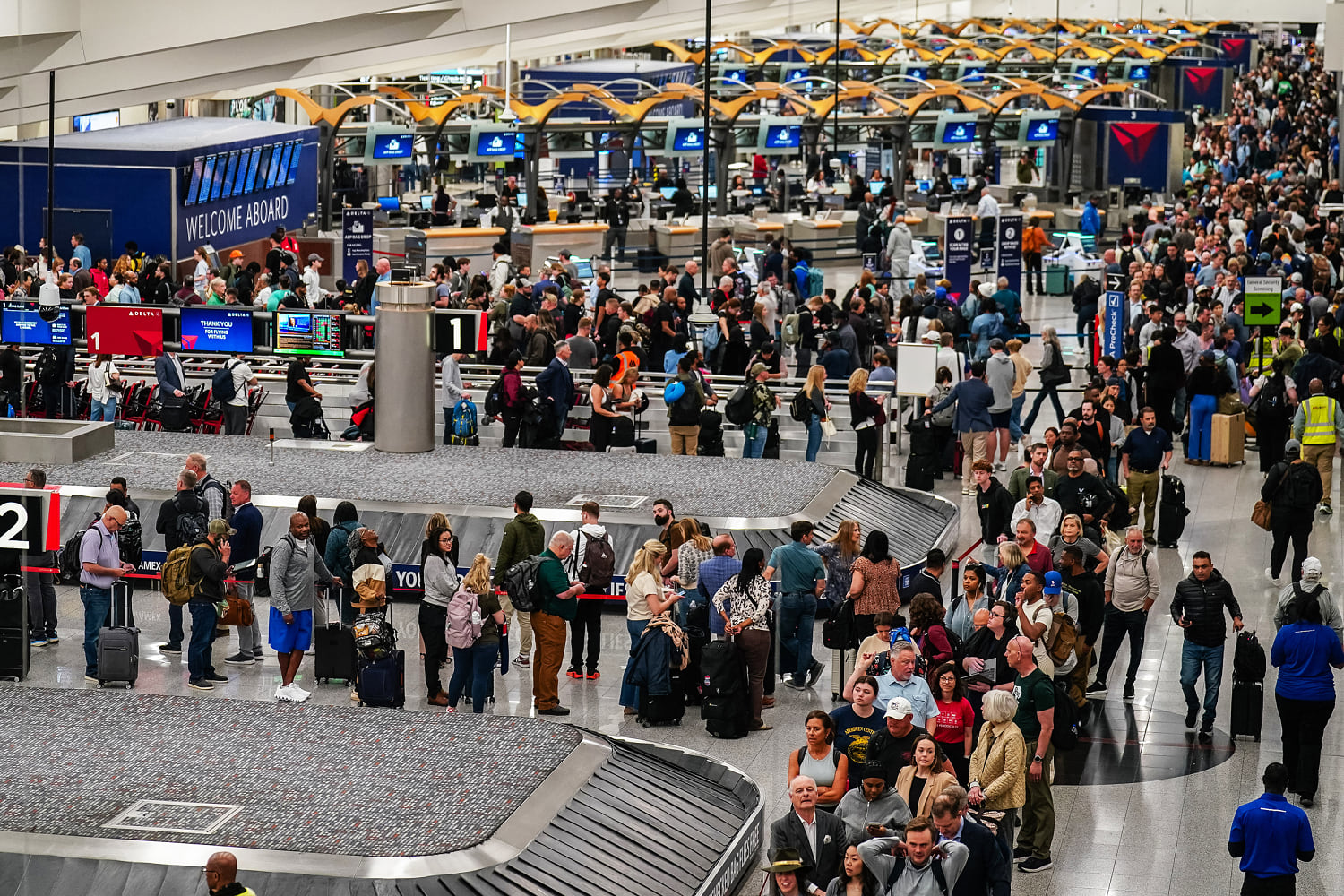 Trump rejects off-ramp to fund DHS as airport delays worsen