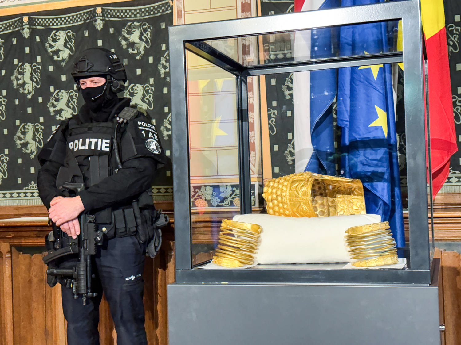 Ancient golden helmet stolen in Dutch museum heist is recovered a year later