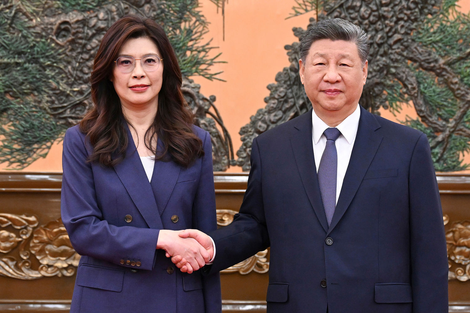 China's Xi talks peace with Taiwan's opposition leader even as Beijing raises military pressure