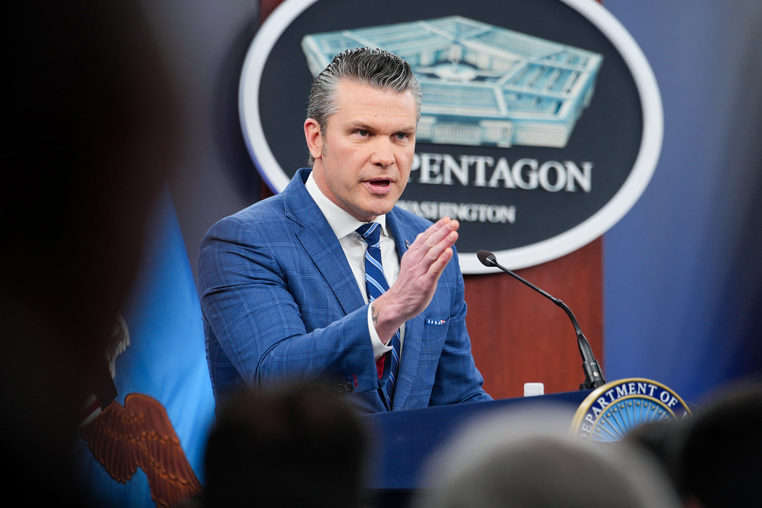 Hegseth attacks 'unpatriotic' media and compares reporters to Jewish biblical group
