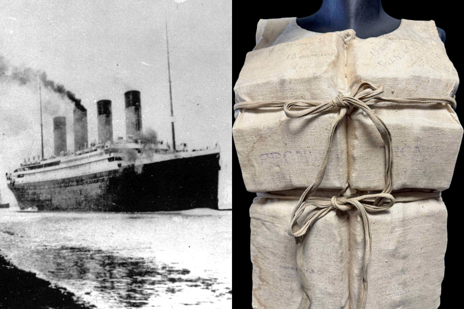 Life jacket worn by Titanic survivor to be sold in 'truly incredible' first-of-its-kind auction