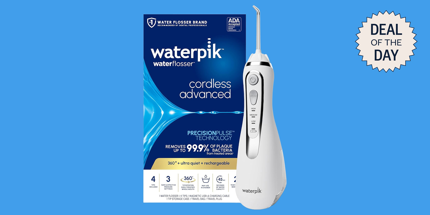 Waterpik’s water flosser makes flossing so much easier — and it’s currently 32% off on Amazon